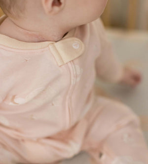 Good Night Ranunculus Good Night Sky Organic Cotton Sleep & Play - Ranunculus – Burt's Bees Baby