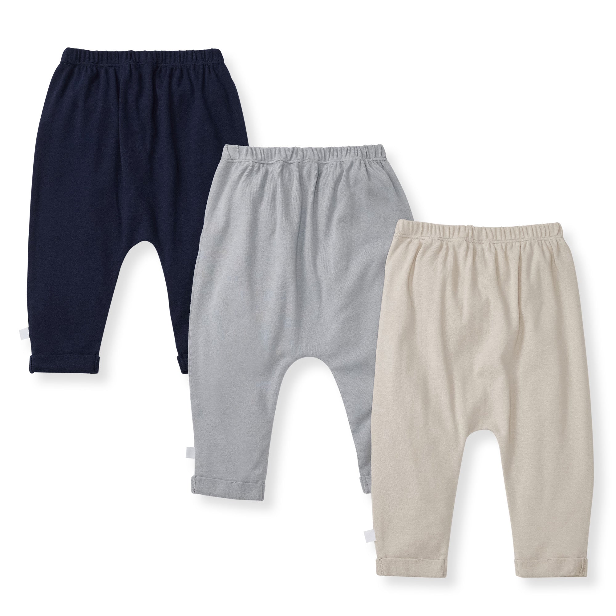 Solid Organic Cotton Baby Pants 3 Pack - Ash – Burt's Bees Baby