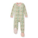 Floral Tile Organic Baby Girl Pajamas