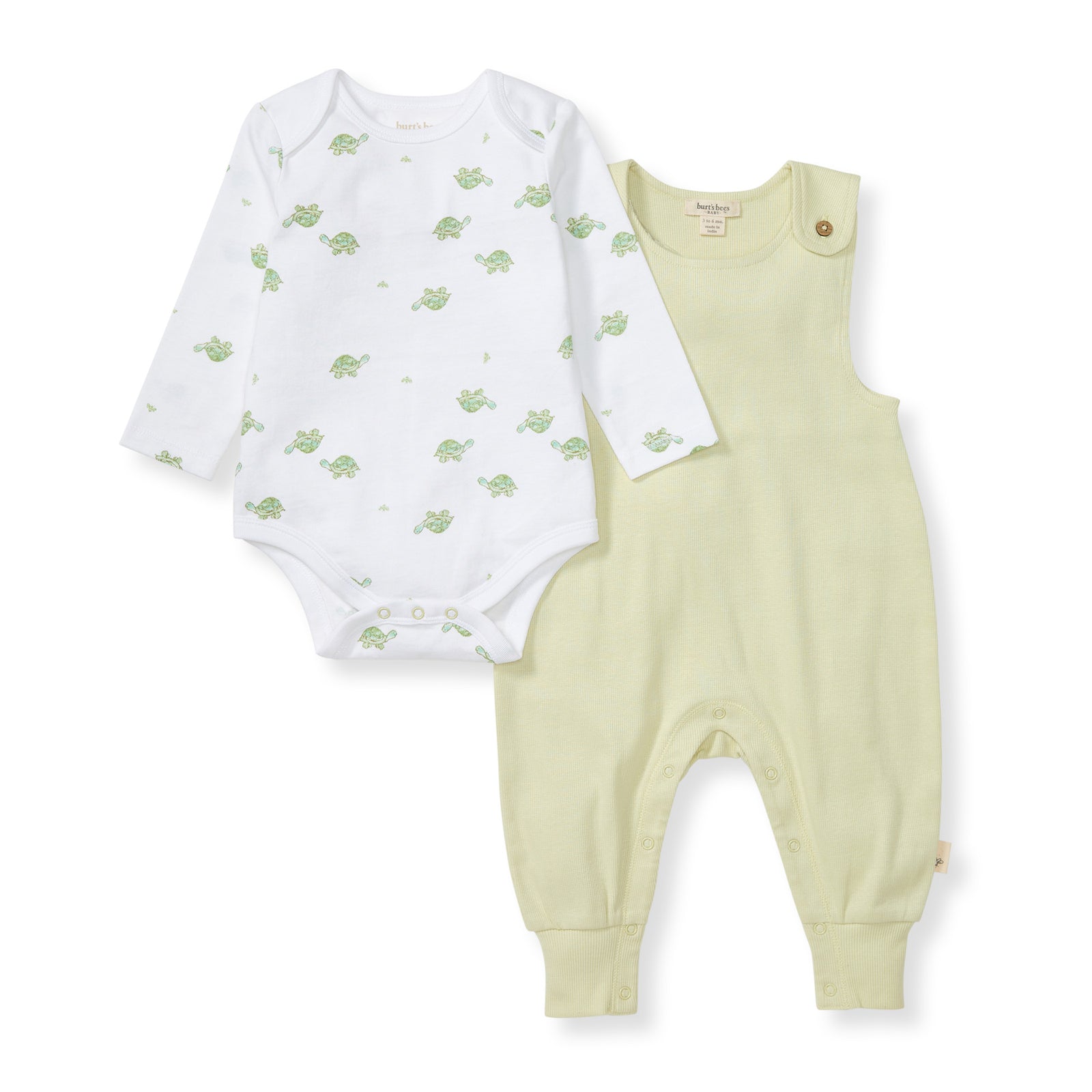 Tortoise Baby Jumpsuit & Bodysuit Set