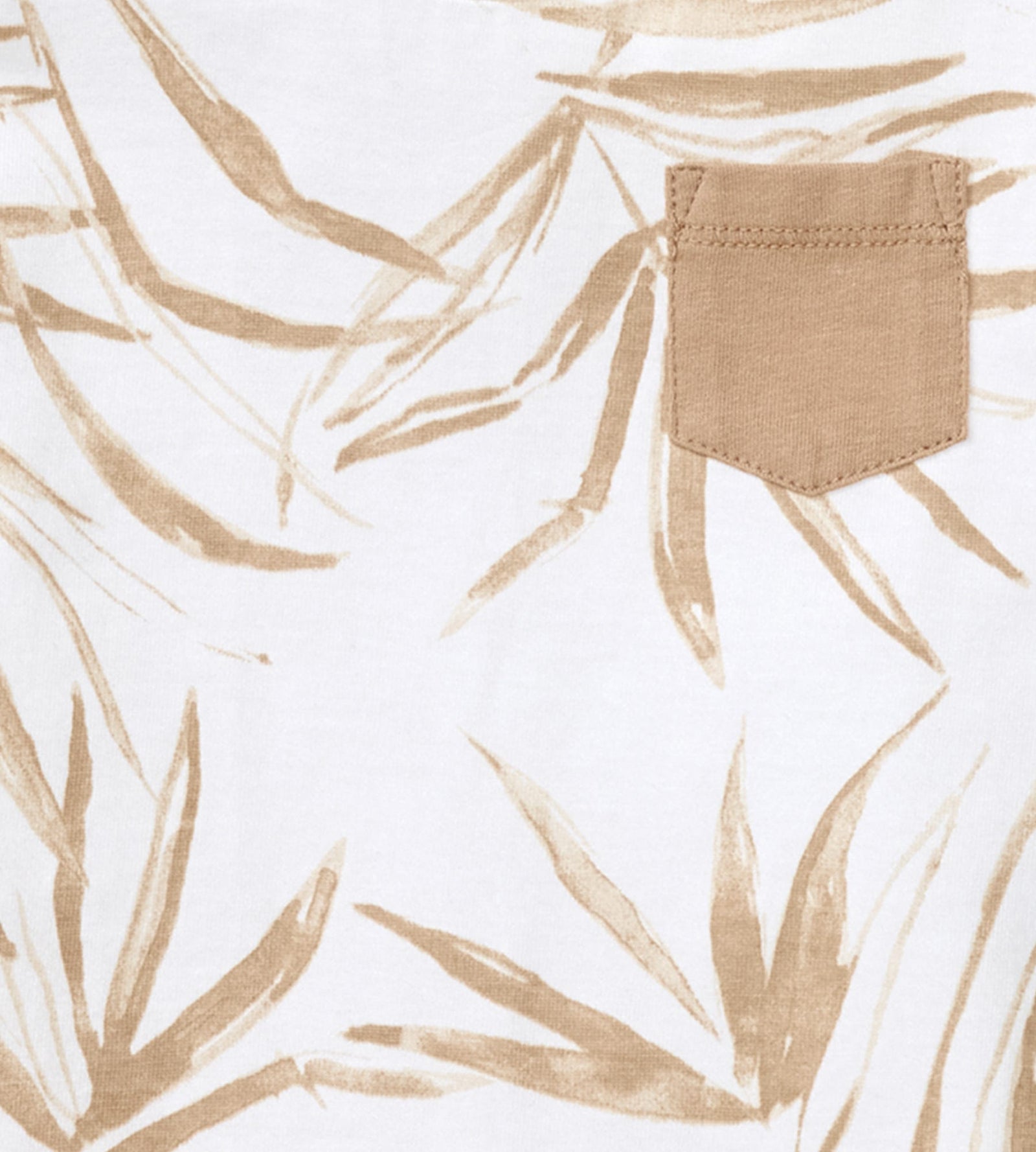 Shady Palms Organic Baby Boy Romper Swatch