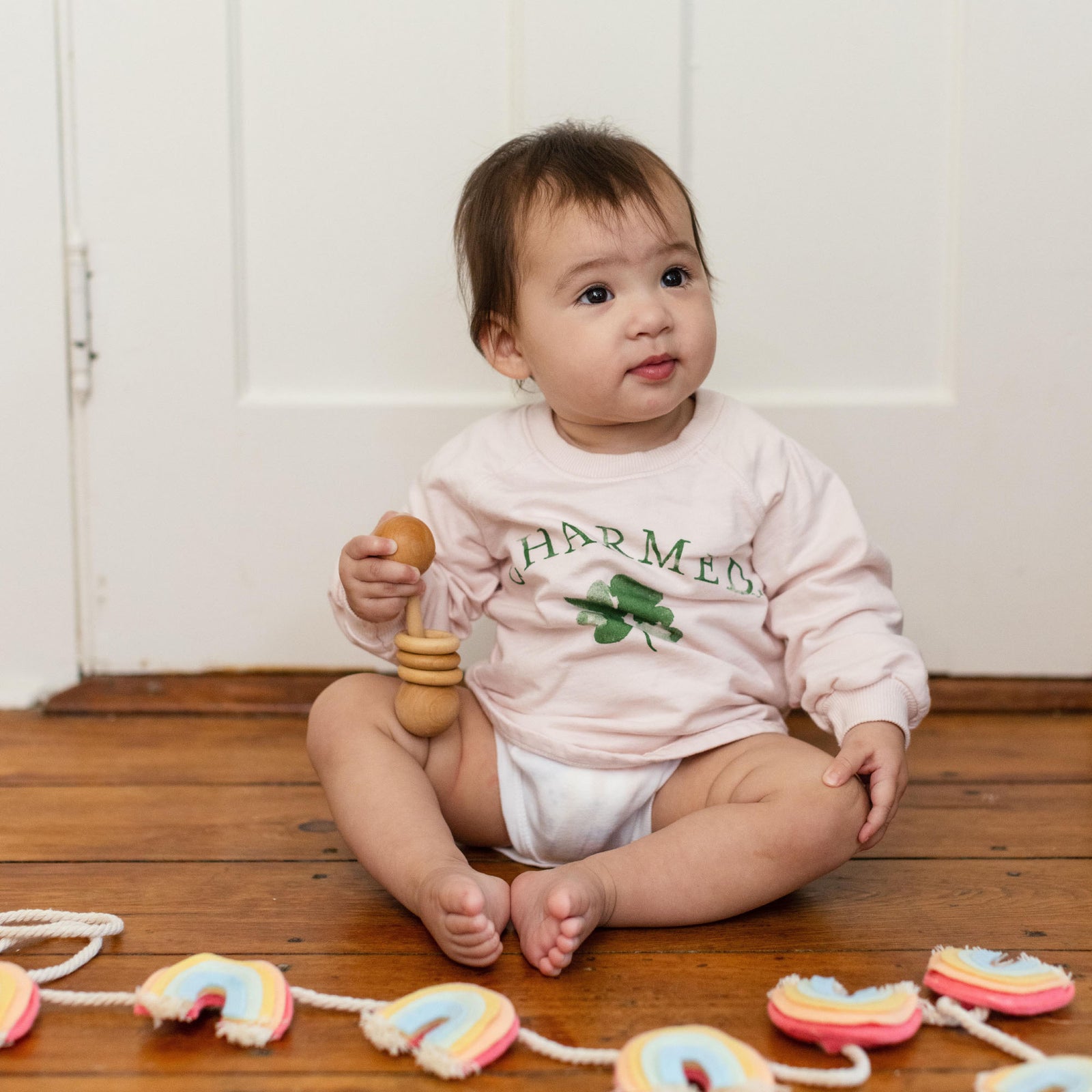 Product Image 1 of Charmed Pink Organic Cotton Sweatshirt