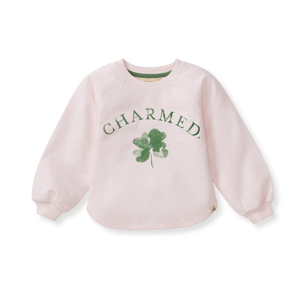 Charmed Pink Organic Cotton Sweatshirt