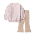 Organic Baby Girl Sweatshirt & Pants Set