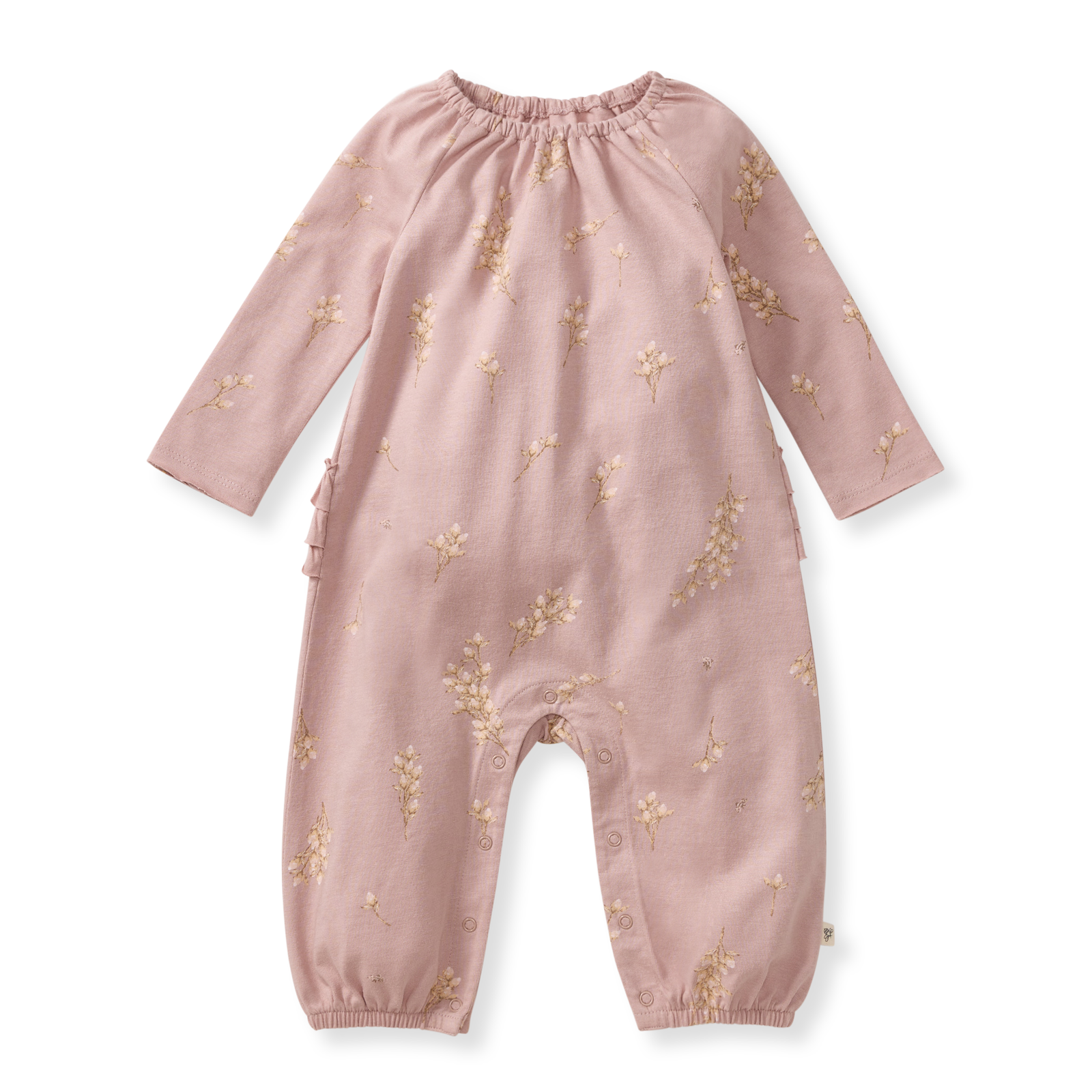 Budding Beauty Organic Baby Girl Jumpsuit
