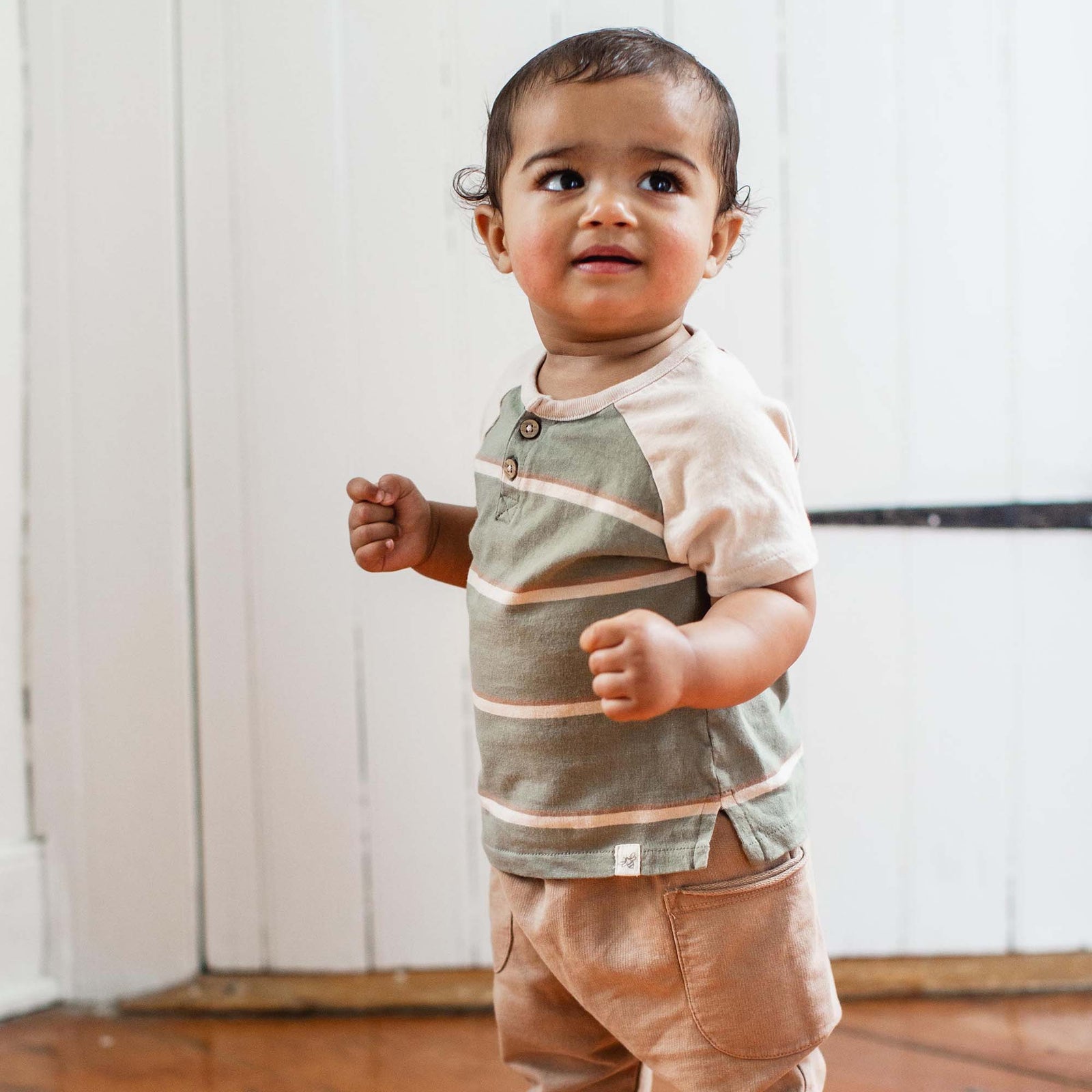Product Image 2 of Holland Stripe Organic Boy Tee & Pants Set