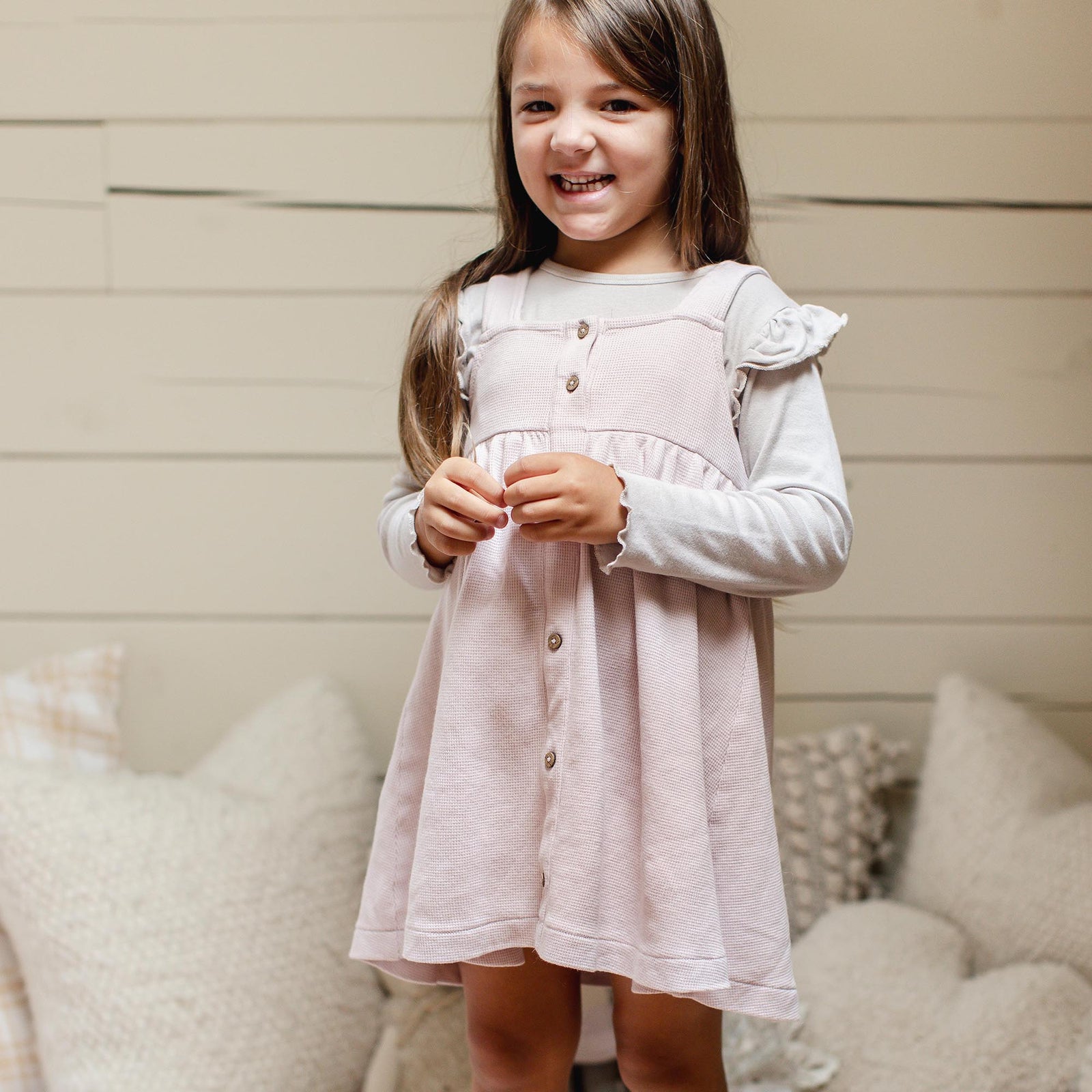 Product Image 1 of Flutter Organic Tee & Thermal Dress Set