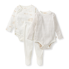 Amsterdam 3 Piece Bodysuit & Pant Set - Eggshell