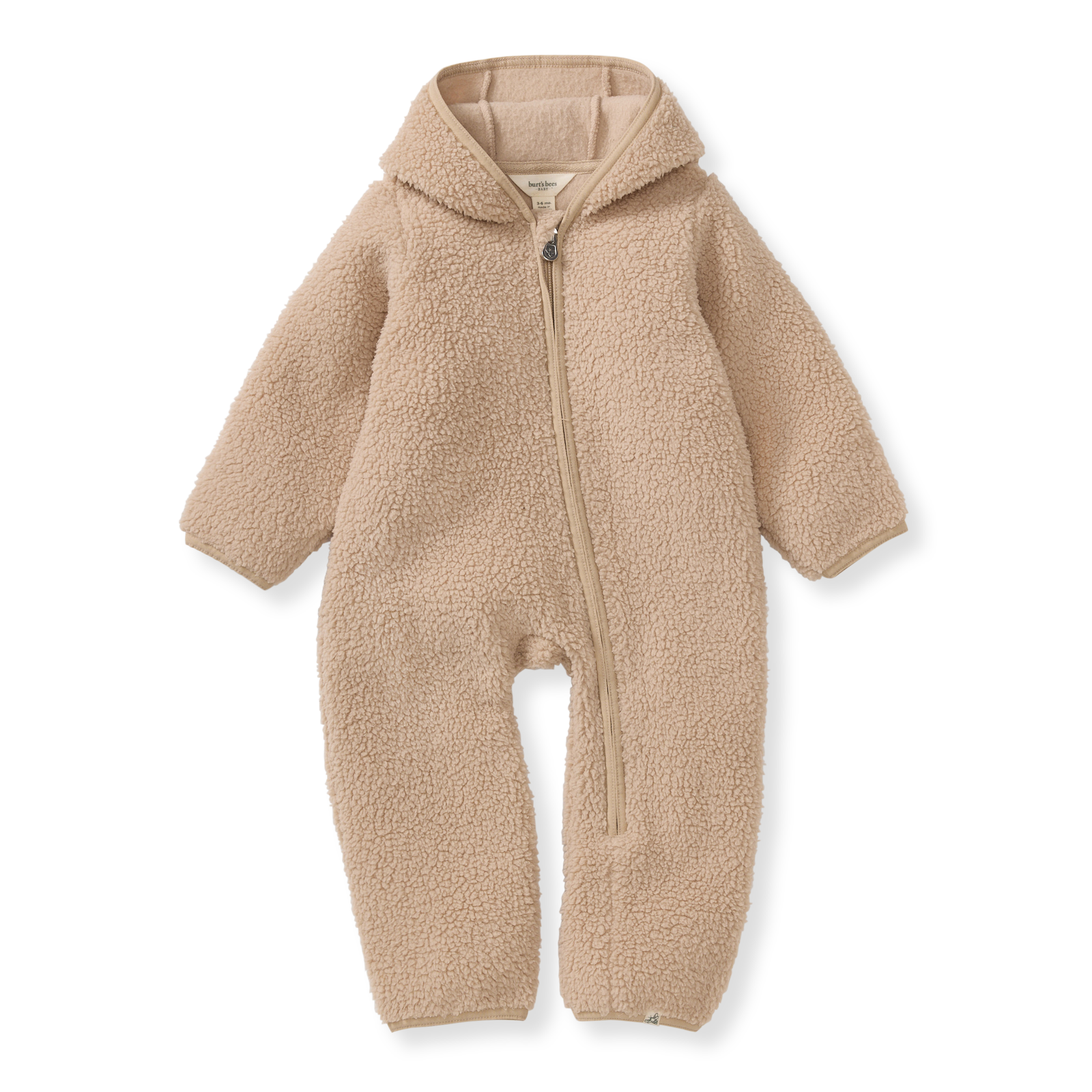 Sherpa-Style Organic Baby Bunting - Delicate Doe