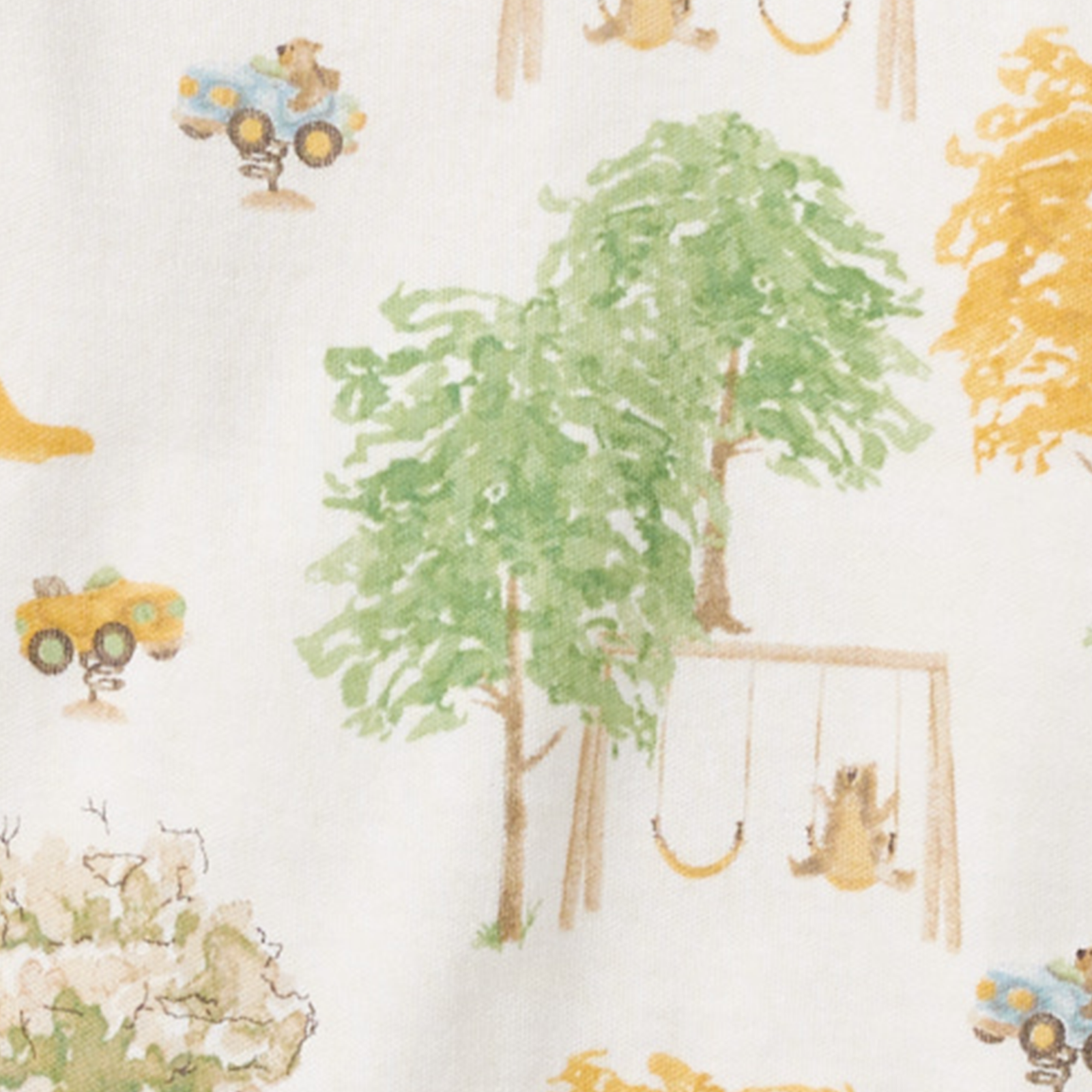 At The Playground Short Sleeve Two-Piece Pajamas Swatch