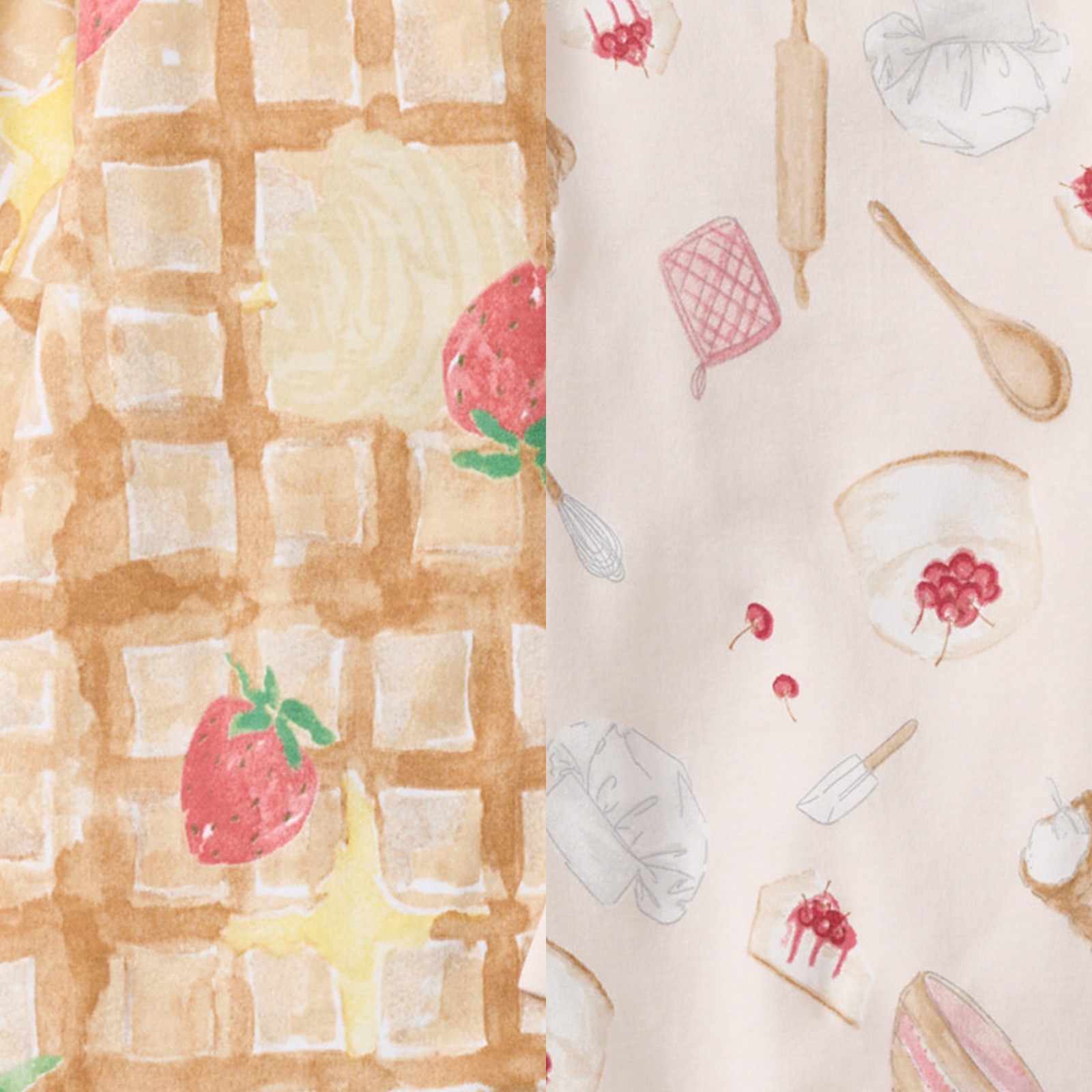 Waffle & Cheesecake Organic Sleeper 2 Pack Swatch