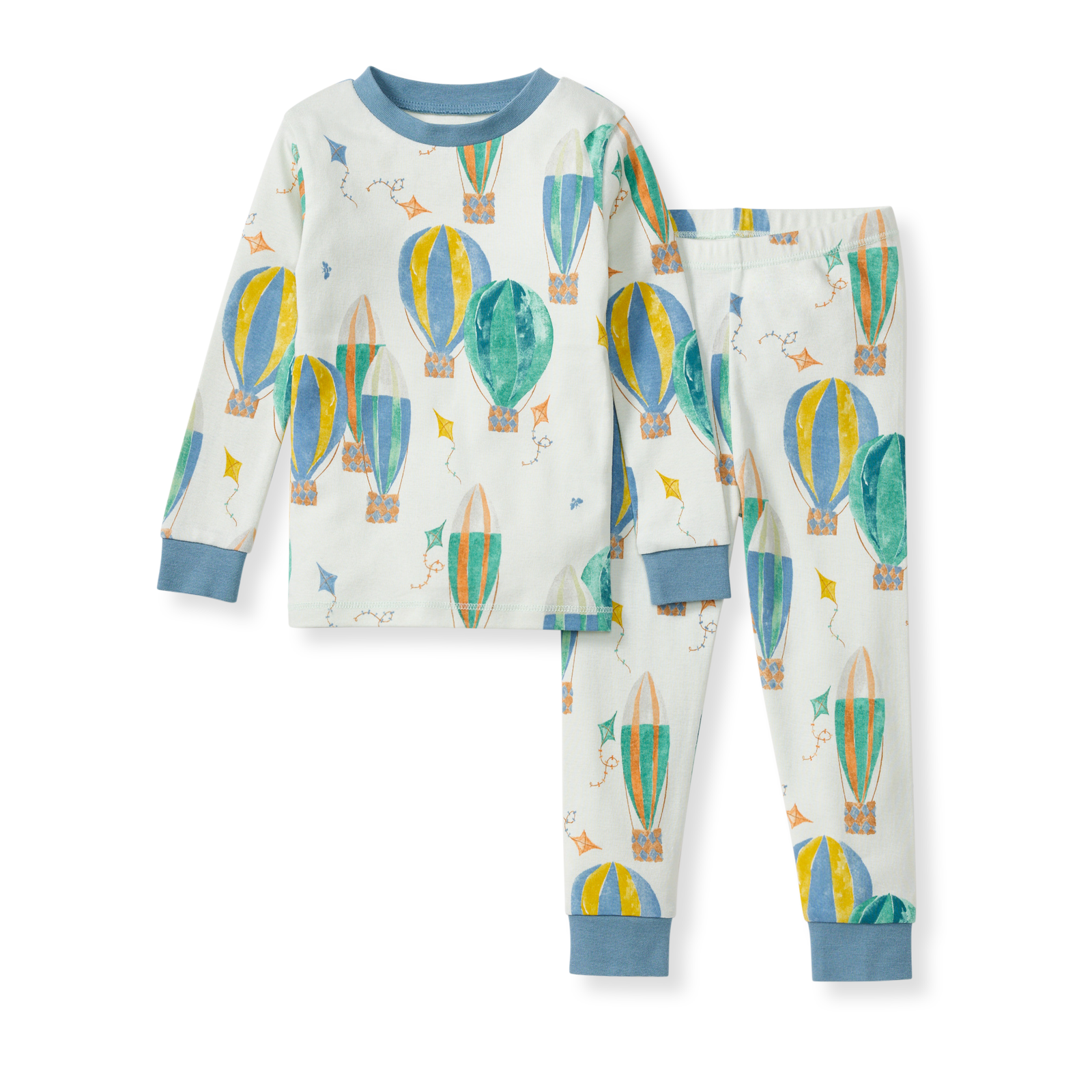 Hot Air Balloon Festival Organic Two-Piece Pajamas