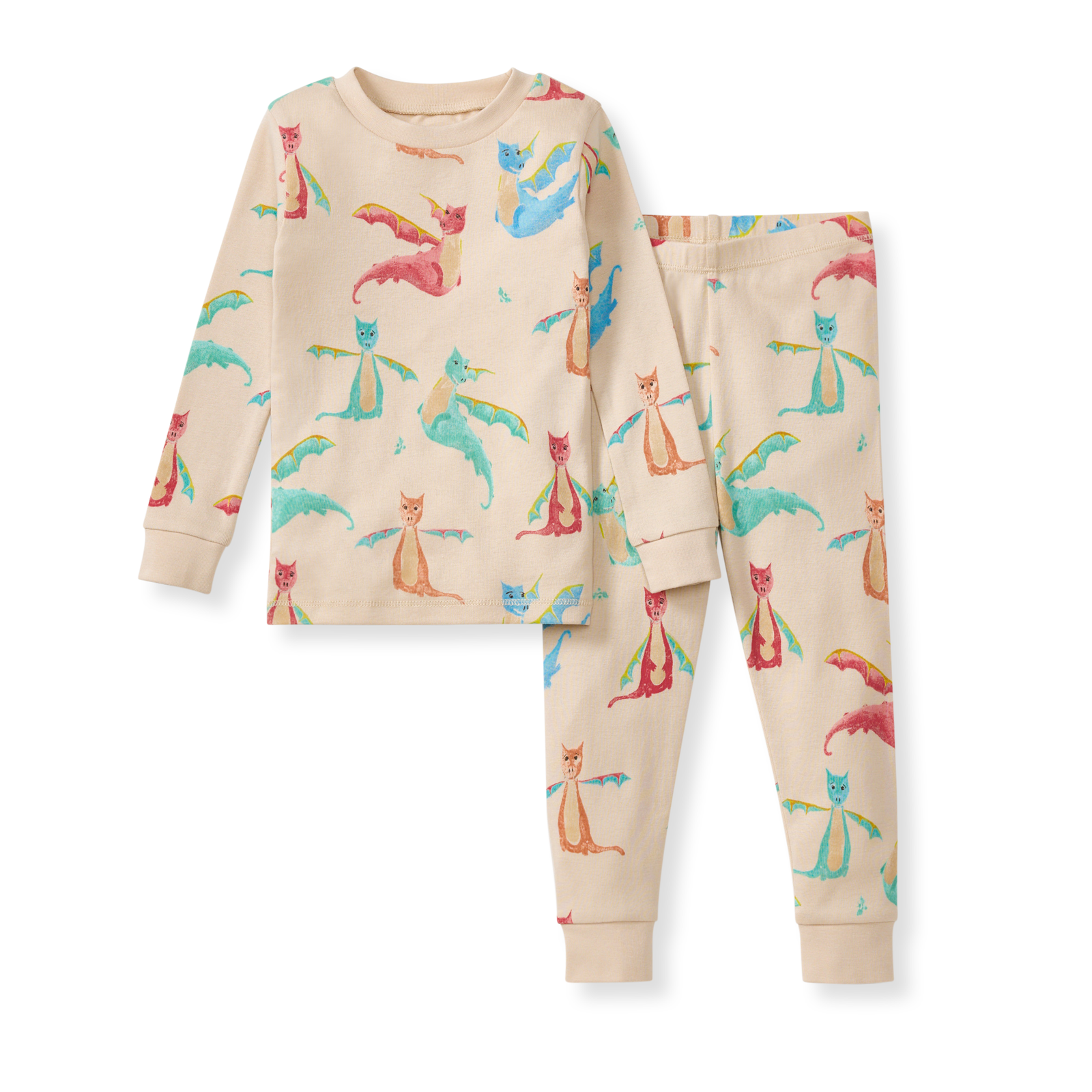 Mystical Dragons Organic Two-Piece Pajamas