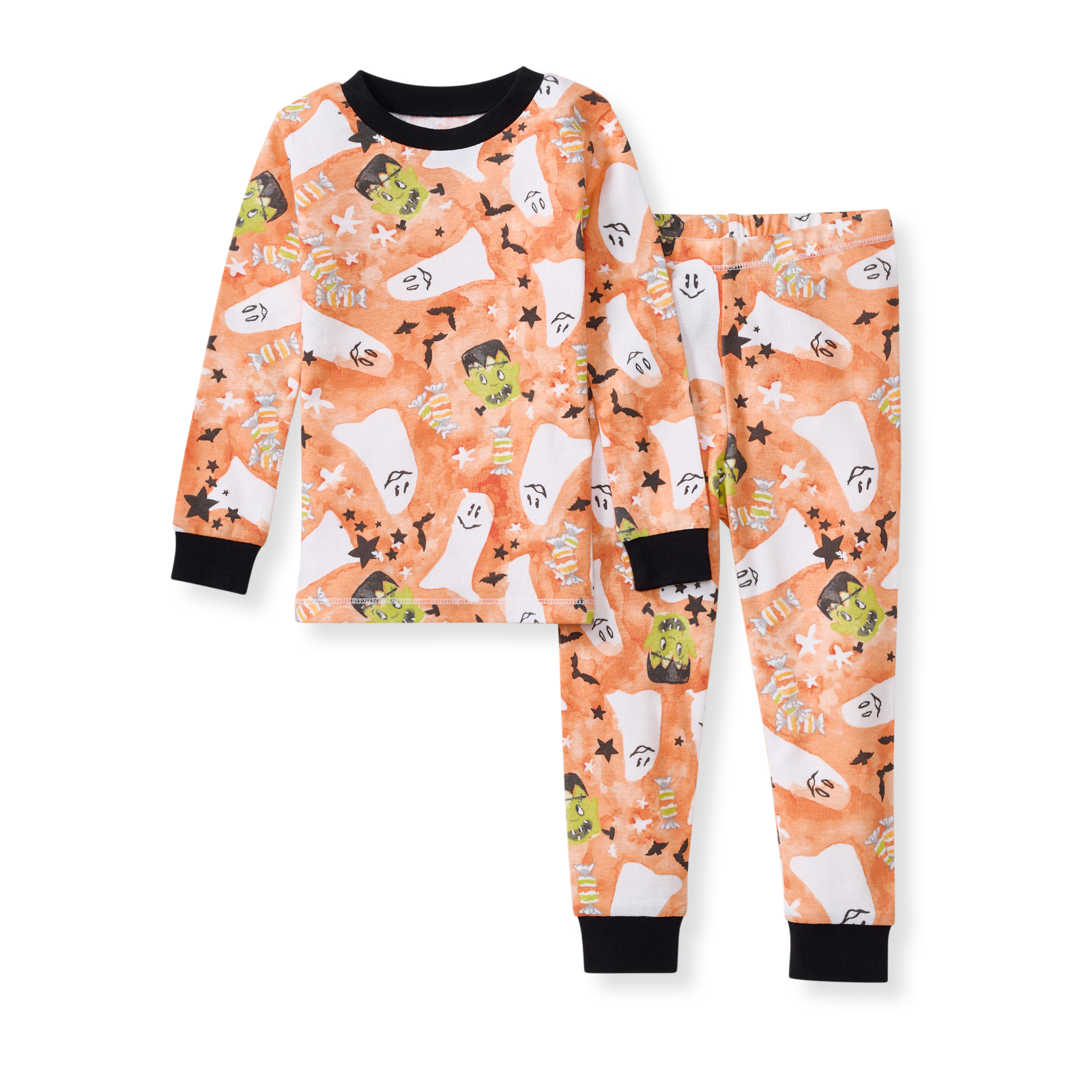 Starry Ghost Organic Two-Piece Pajamas