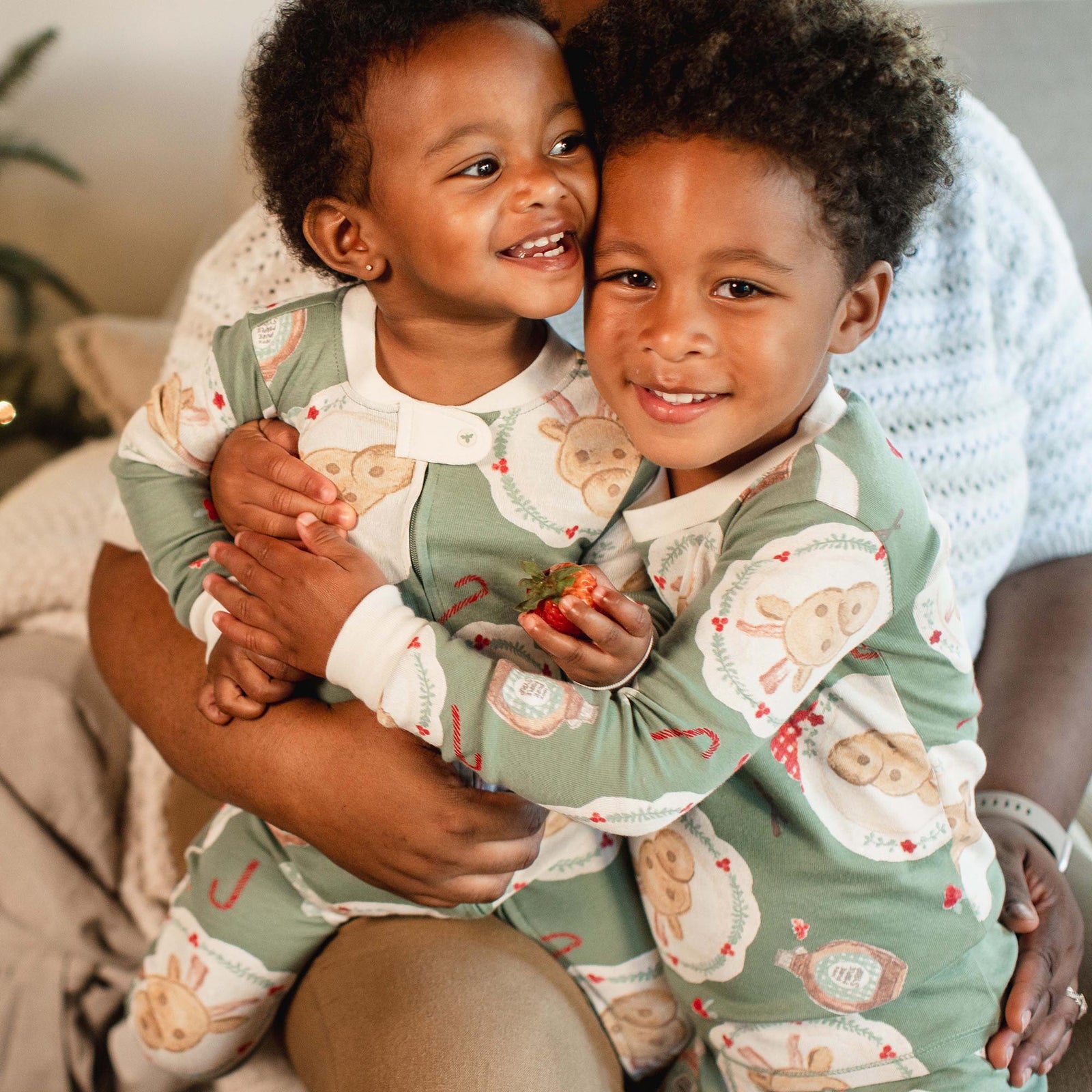 Product Image 1 of Reindeer Pancakes Christmas Celebration Pajamas