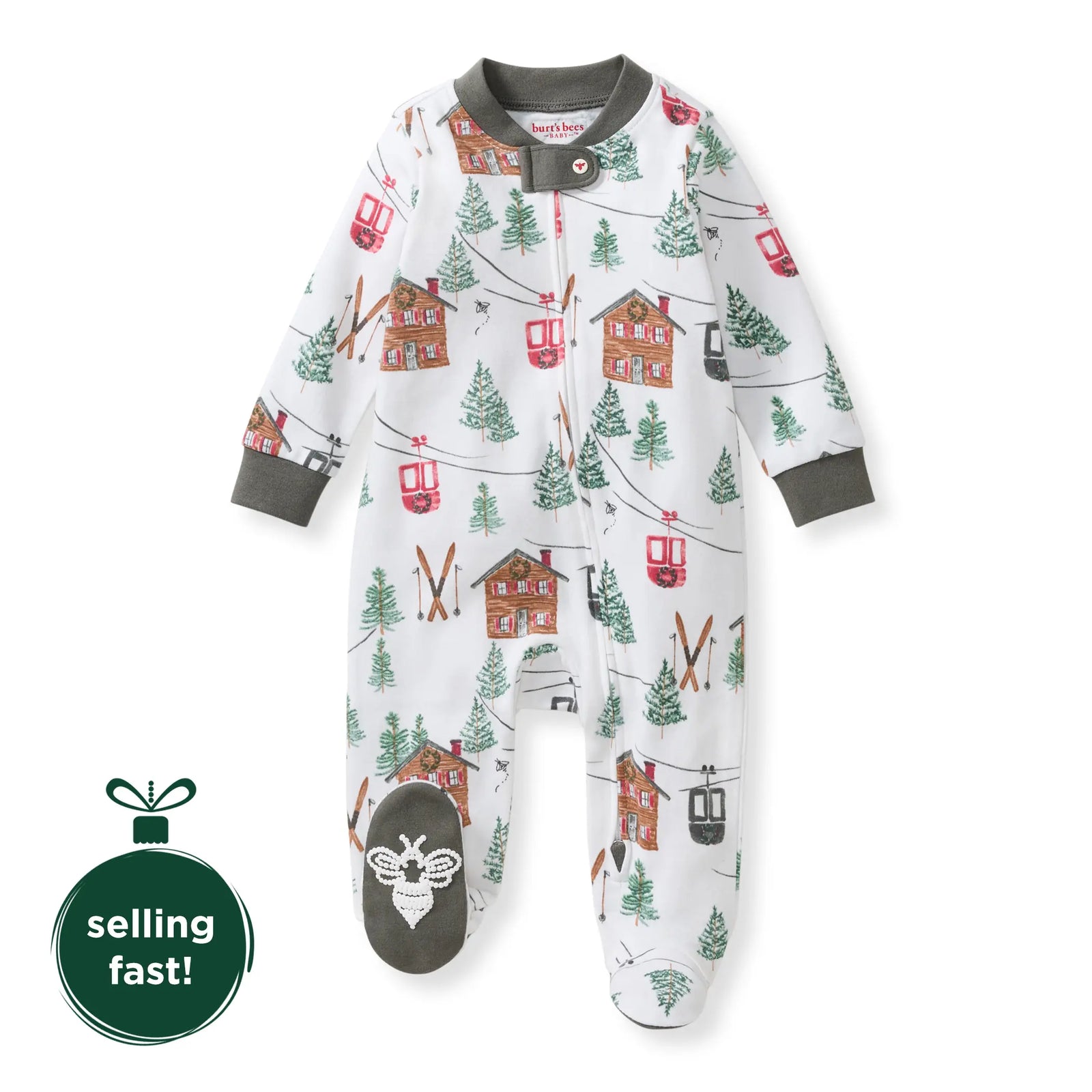 Product image 1 of Ski the Alps Sleep & Play One-Piece Pajamas, selling fast!