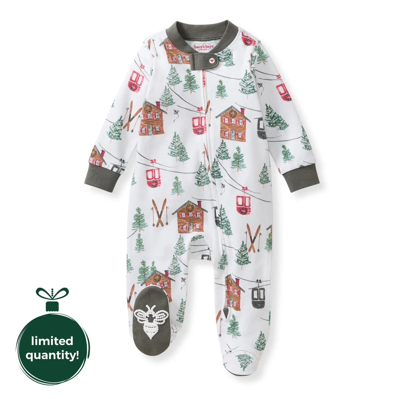Product image 1 of Ski the Alps Sleep & Play One-Piece Pajamas, limited quantity!