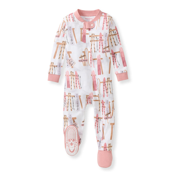Sunrise Slopes Organic Cotton Sleeper - Organic Rose – Burt's Bees