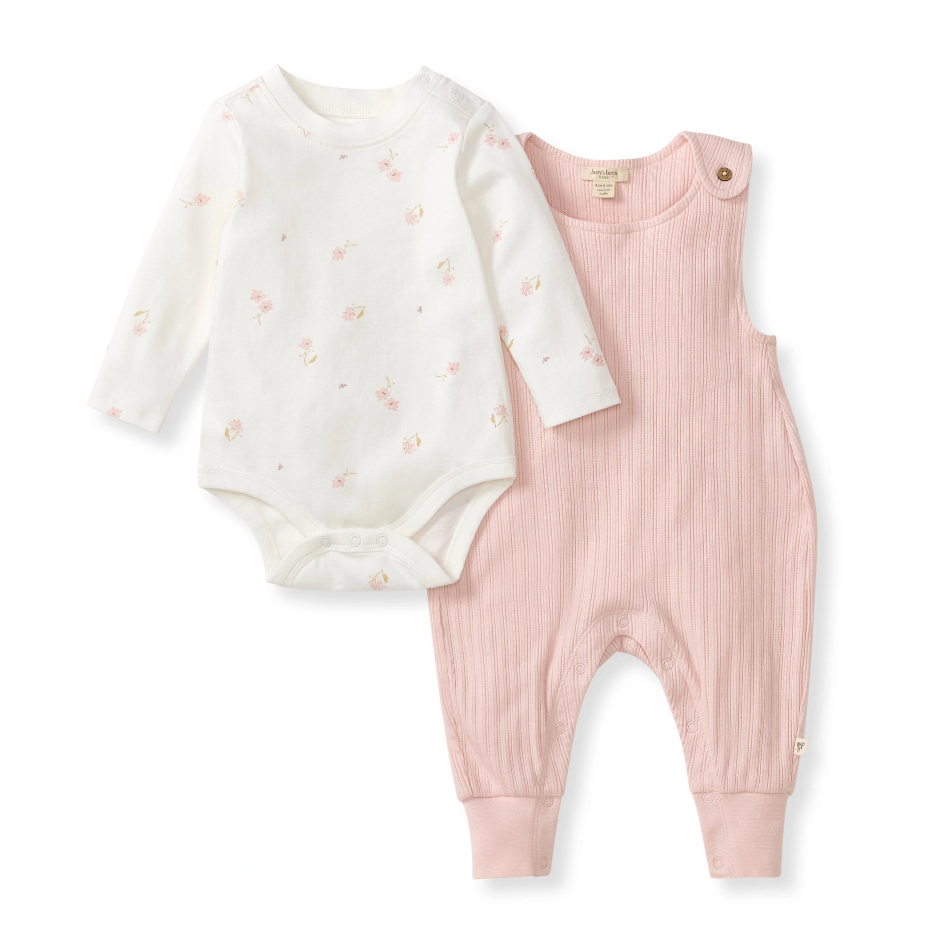 Floral Bodysuit & Jumpsuit Set
