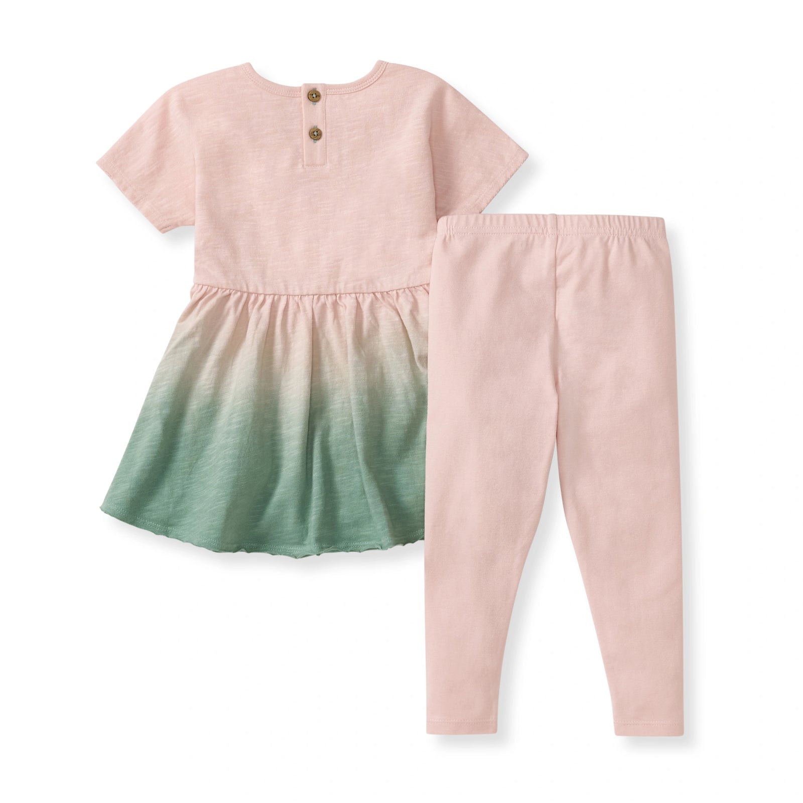 Dip Dye Girl Tunic & Pants Set Back