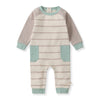 Basic Stripe Baby Boy Jumpsuit