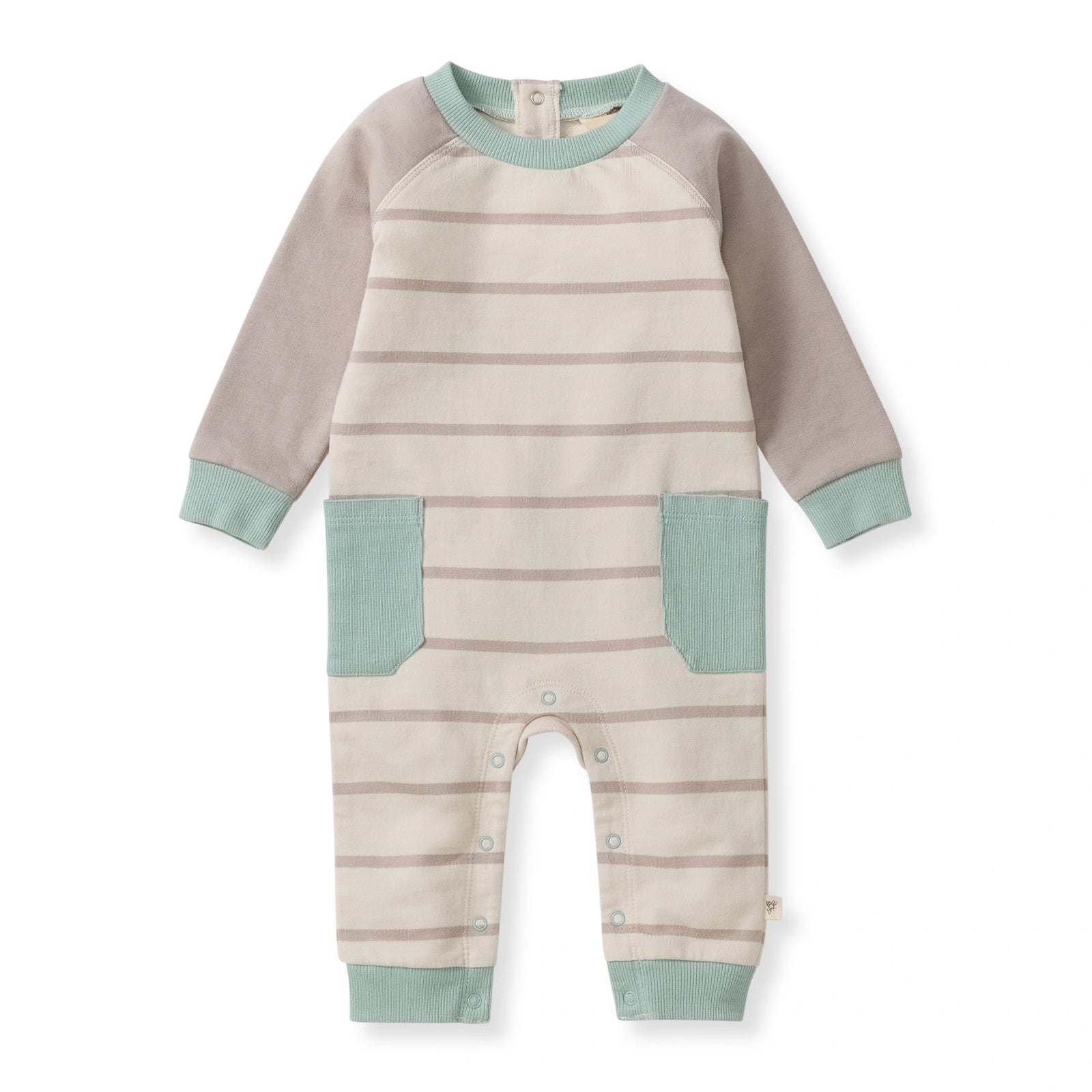 Basic Stripe Baby Boy Jumpsuit