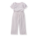 Pointelle Organic Girl Jumpsuit