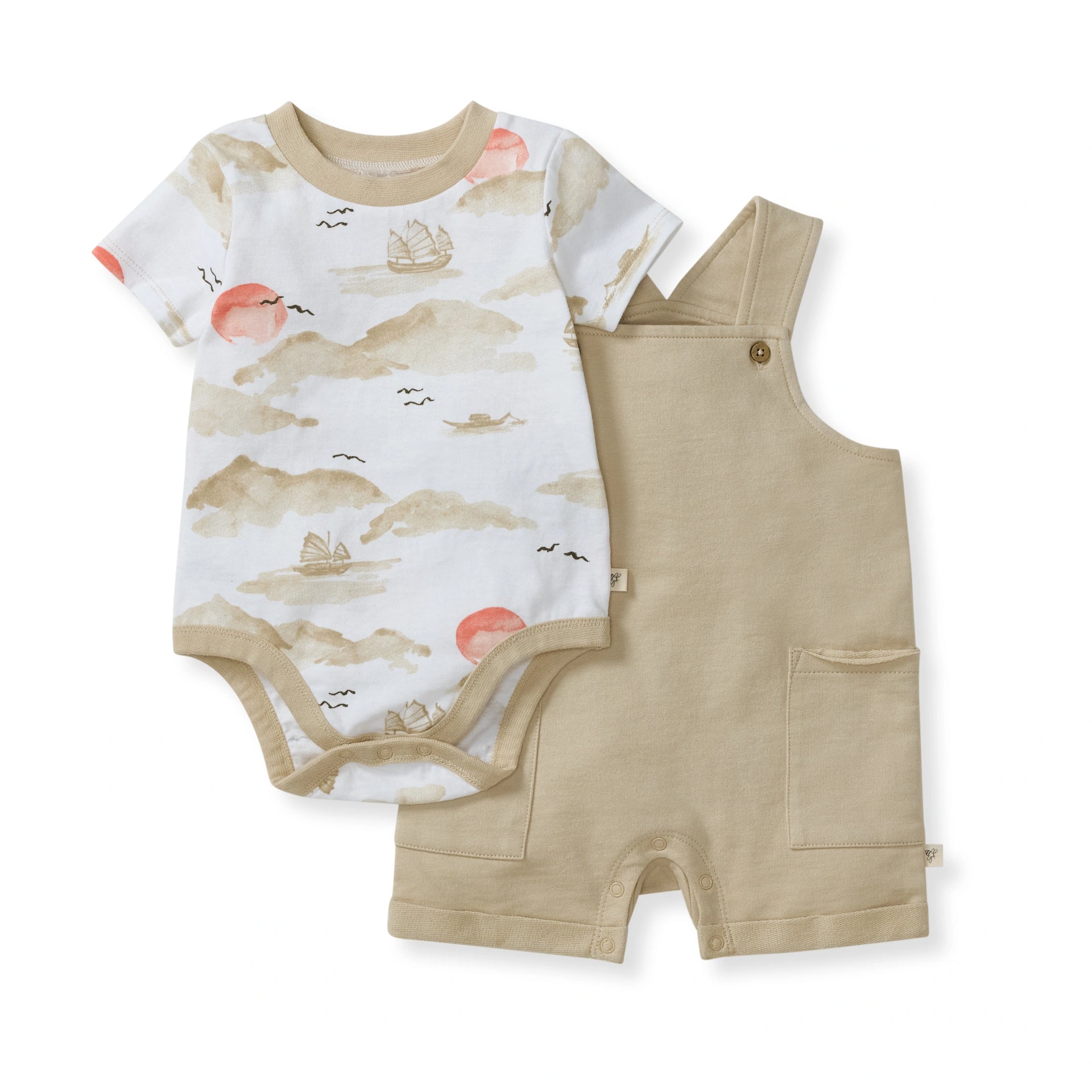 Fishing Boats Bodysuit & Romper Set