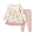 Floral Easter Eggs Tunic & Pants Set