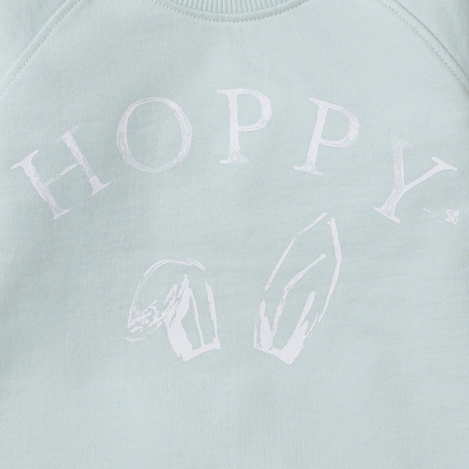 Hoppy Blue Organic Cotton Sweatshirt Swatch
