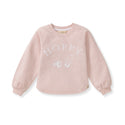 Hoppy Pink Organic Cotton Sweatshirt