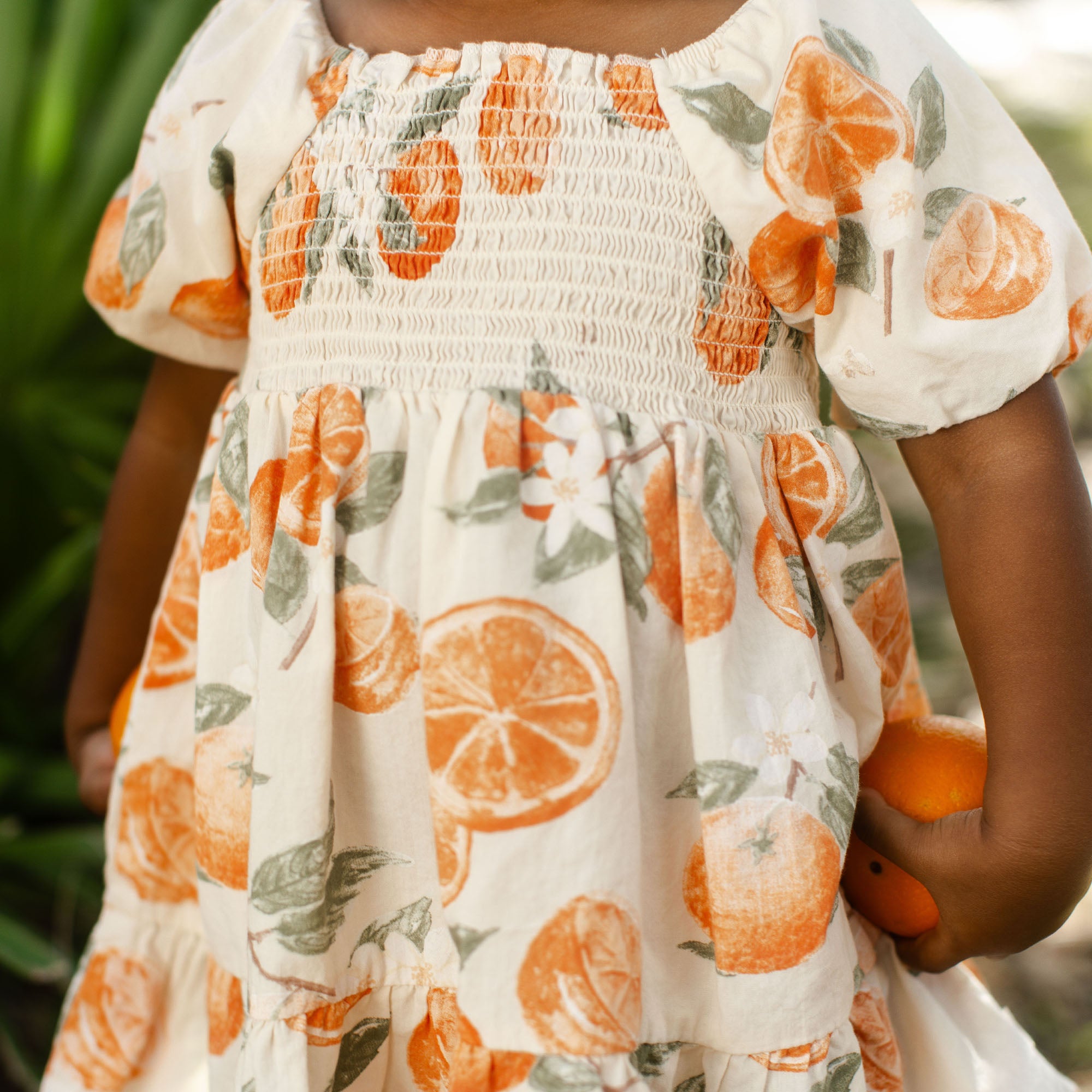 Lemon Beret Small Girls Dress - Vestito Bambino Colore Limone