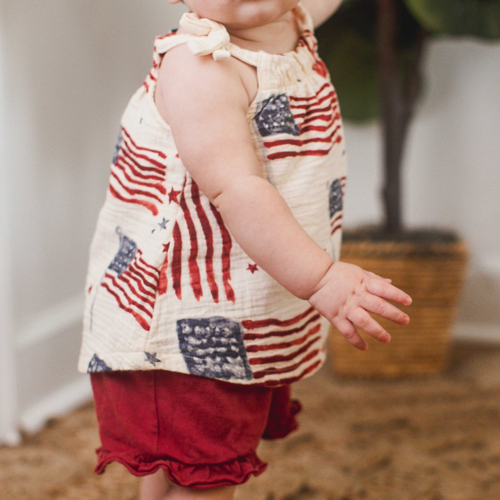 Product Image 1 of American Flag Girl Tank & Shorts Set