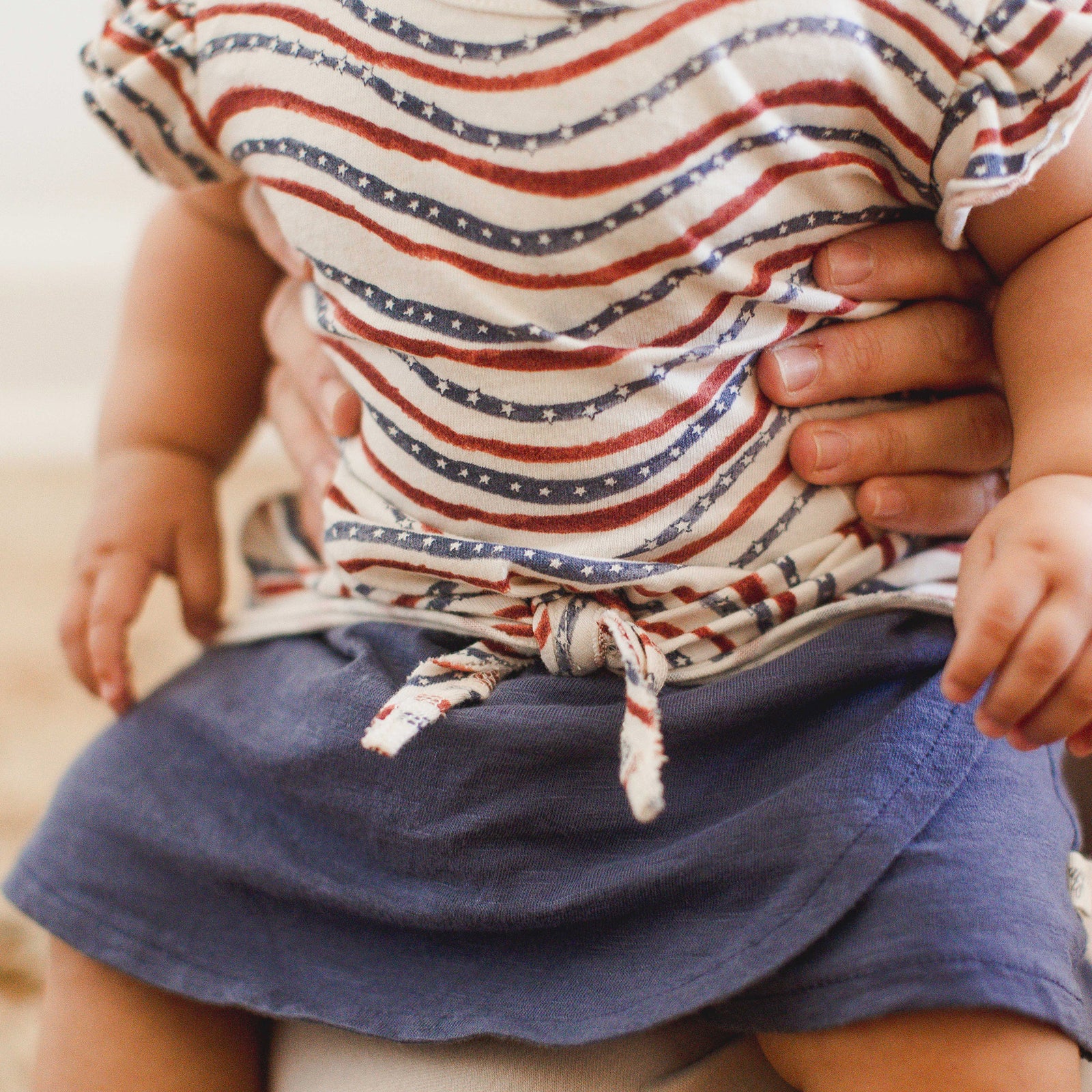 Product Image 1 of Festive Pattern Girl Tee & Shorts Set
