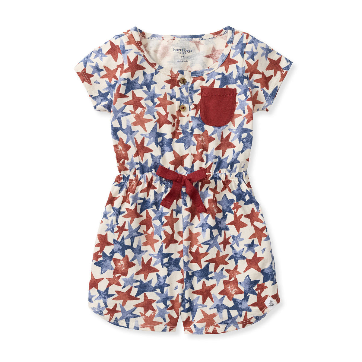 Jimmy Star Rompers American Stars Girl Romper – Burt's Bees Baby