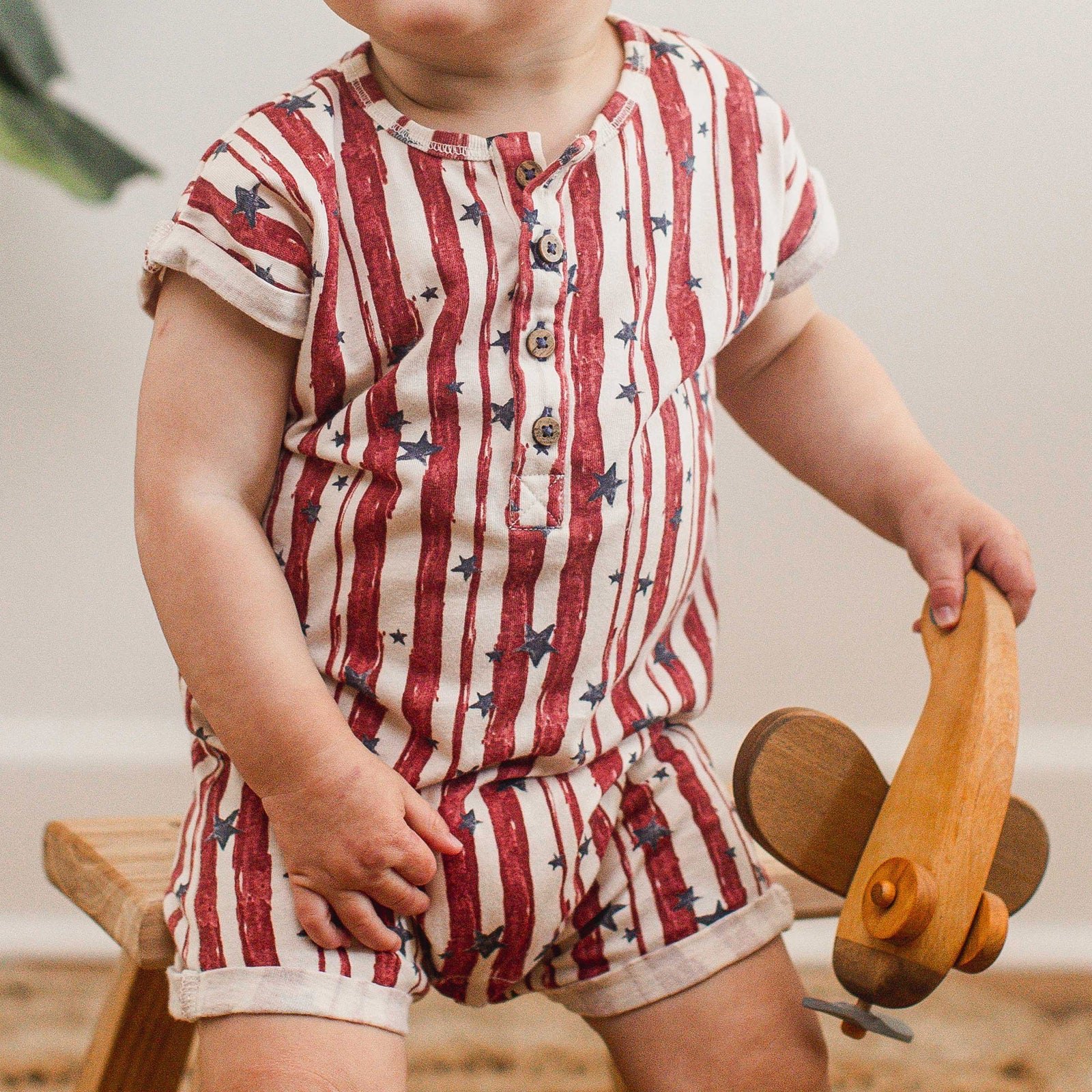 Product Image 1 of Stars & Stripes Baby Boy Romper