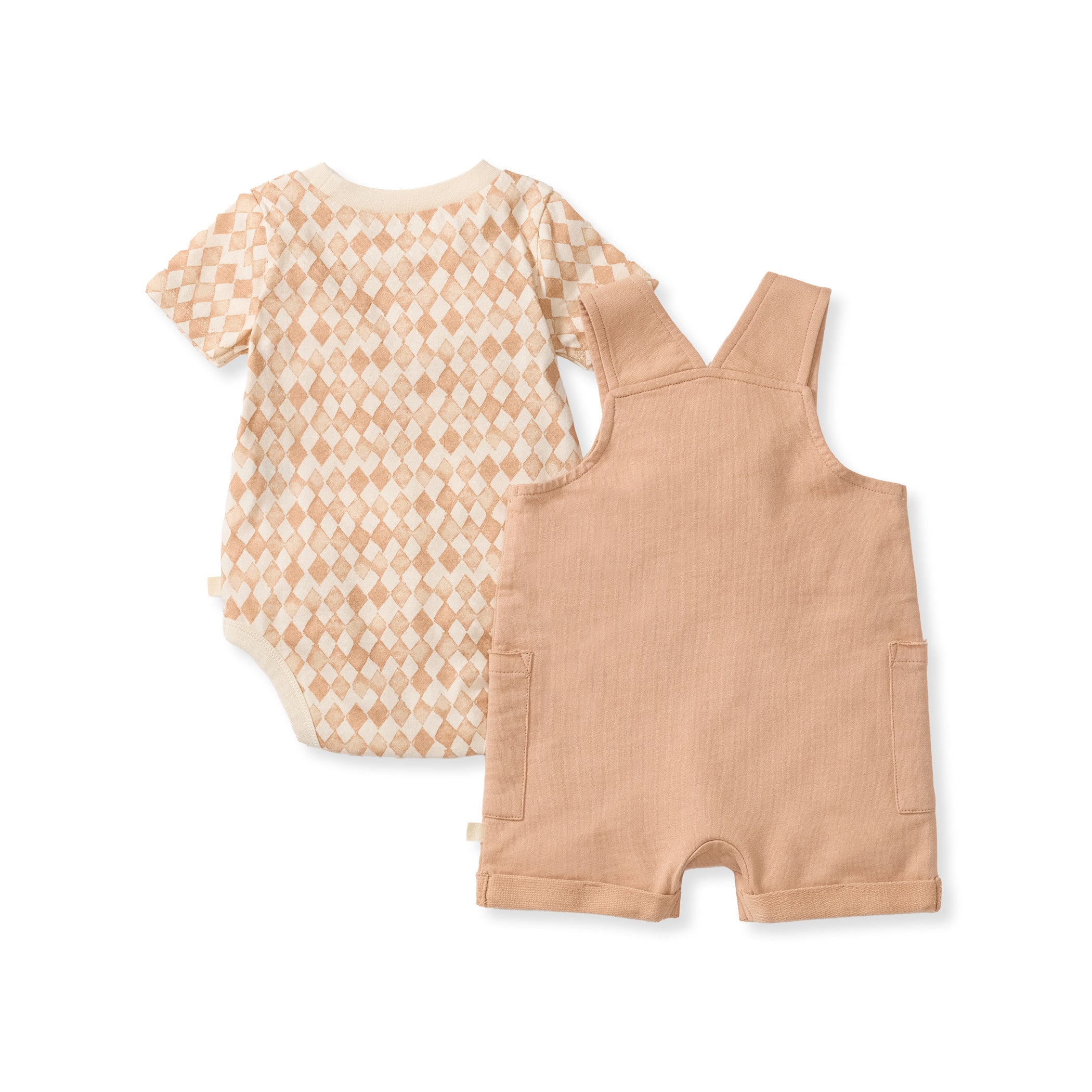 Kiddiezoom Slaaprompertje voor baby's, uniseks, katoen, pyjama voor jongens en meisjes, verpakking met 3 stuks, koffie, 6-9 Maanden