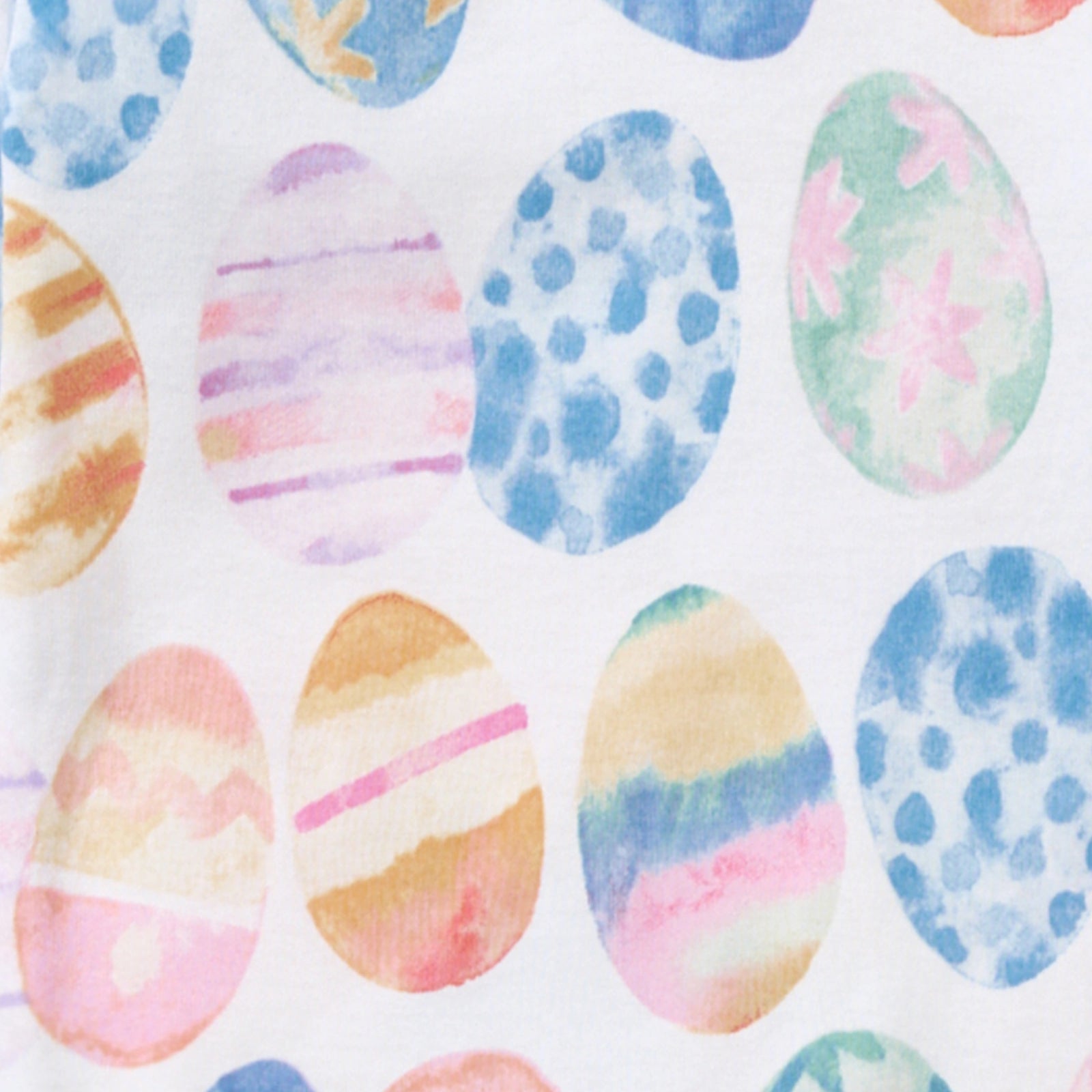 Easter Eggs Organic Cotton Pajamas Swatch