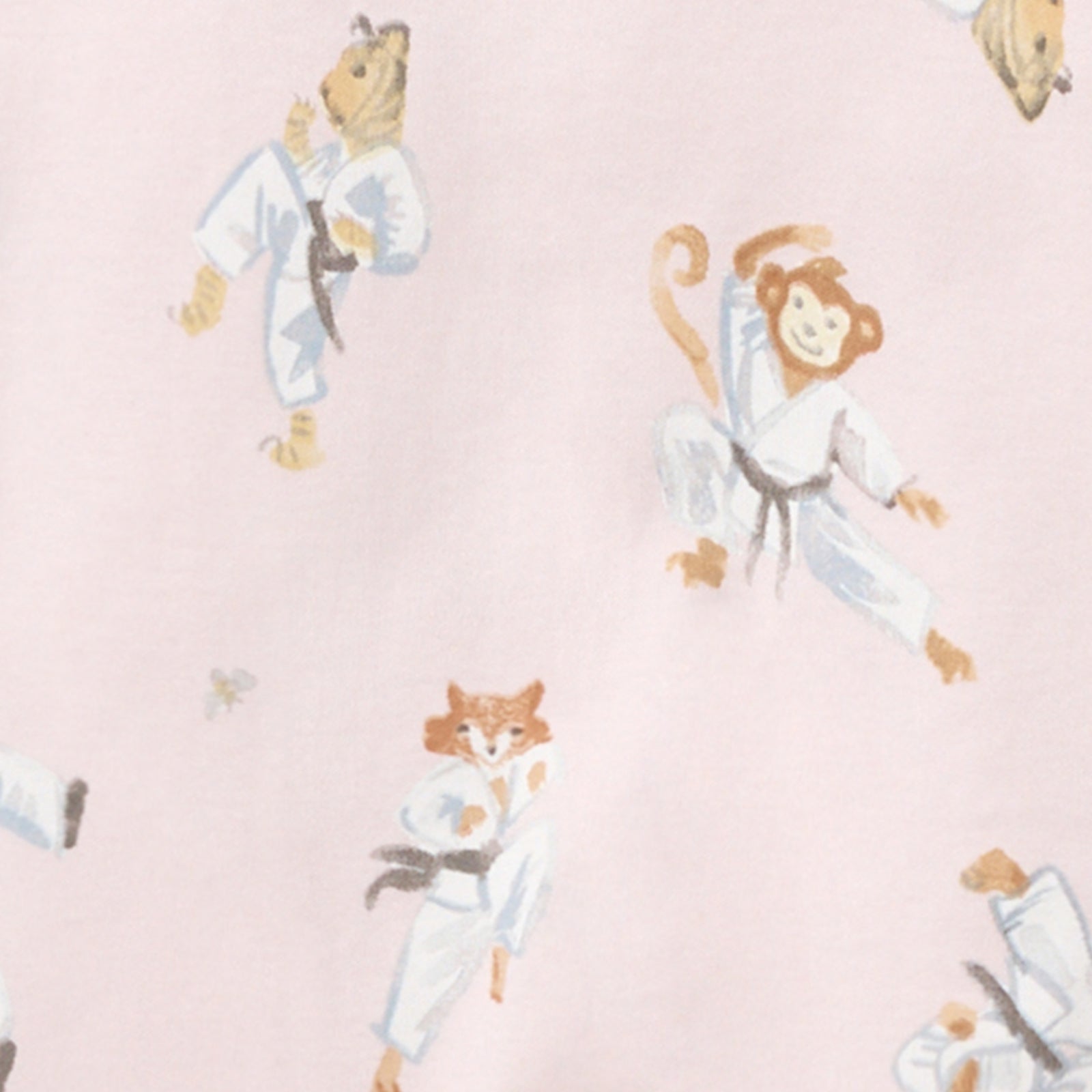 Karate Creatures Organic Cotton Swatch