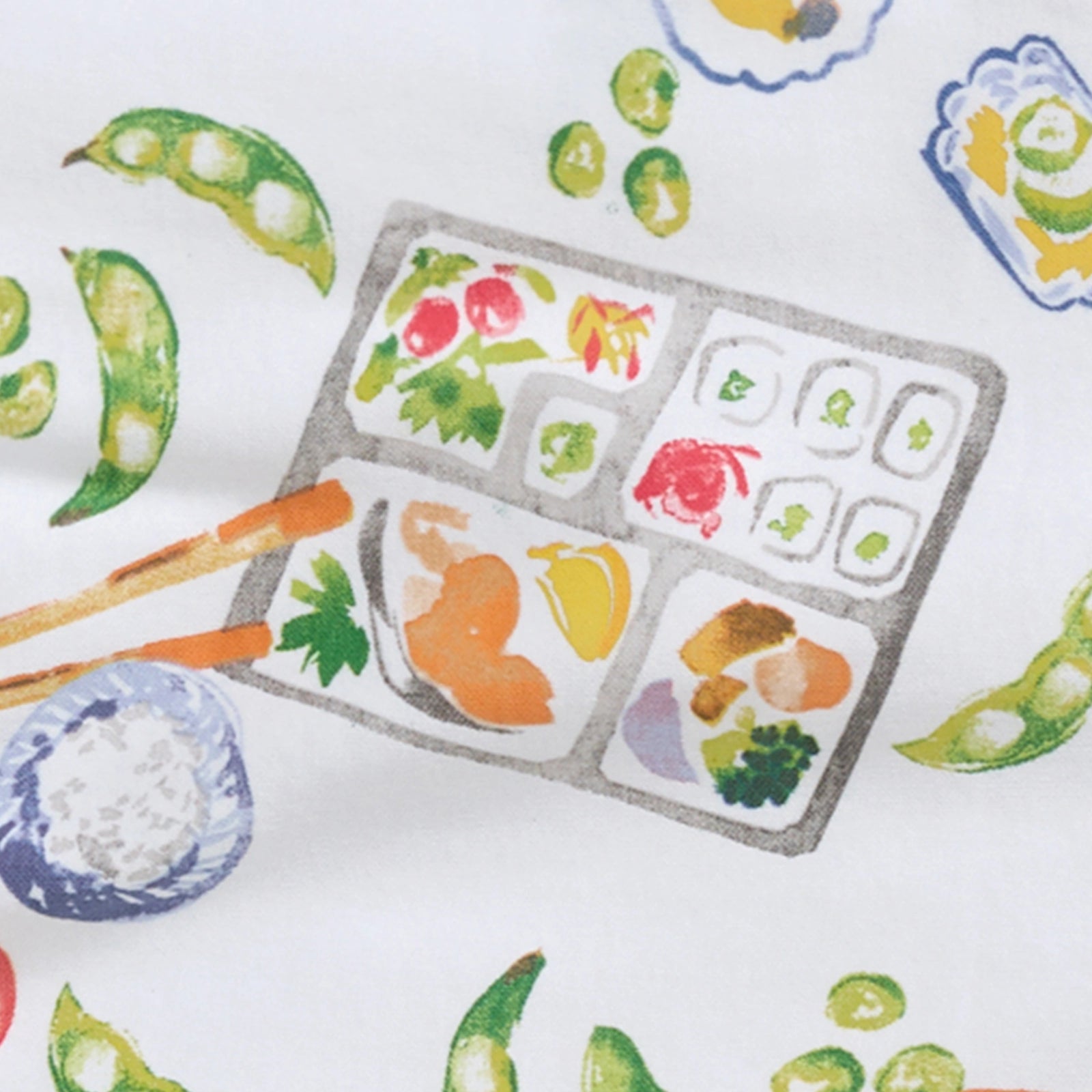 Bento Boxes Organic Cotton Pajamas Swatch