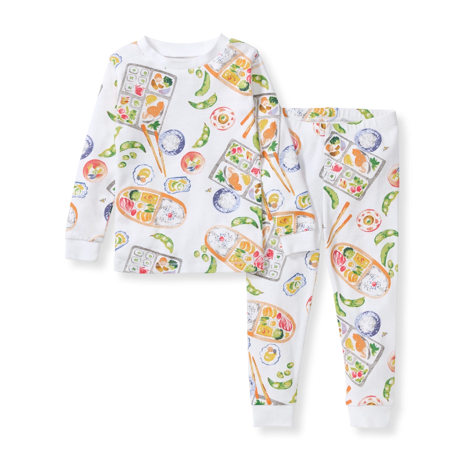 Bento Boxes Organic Cotton Two-Piece Pajamas