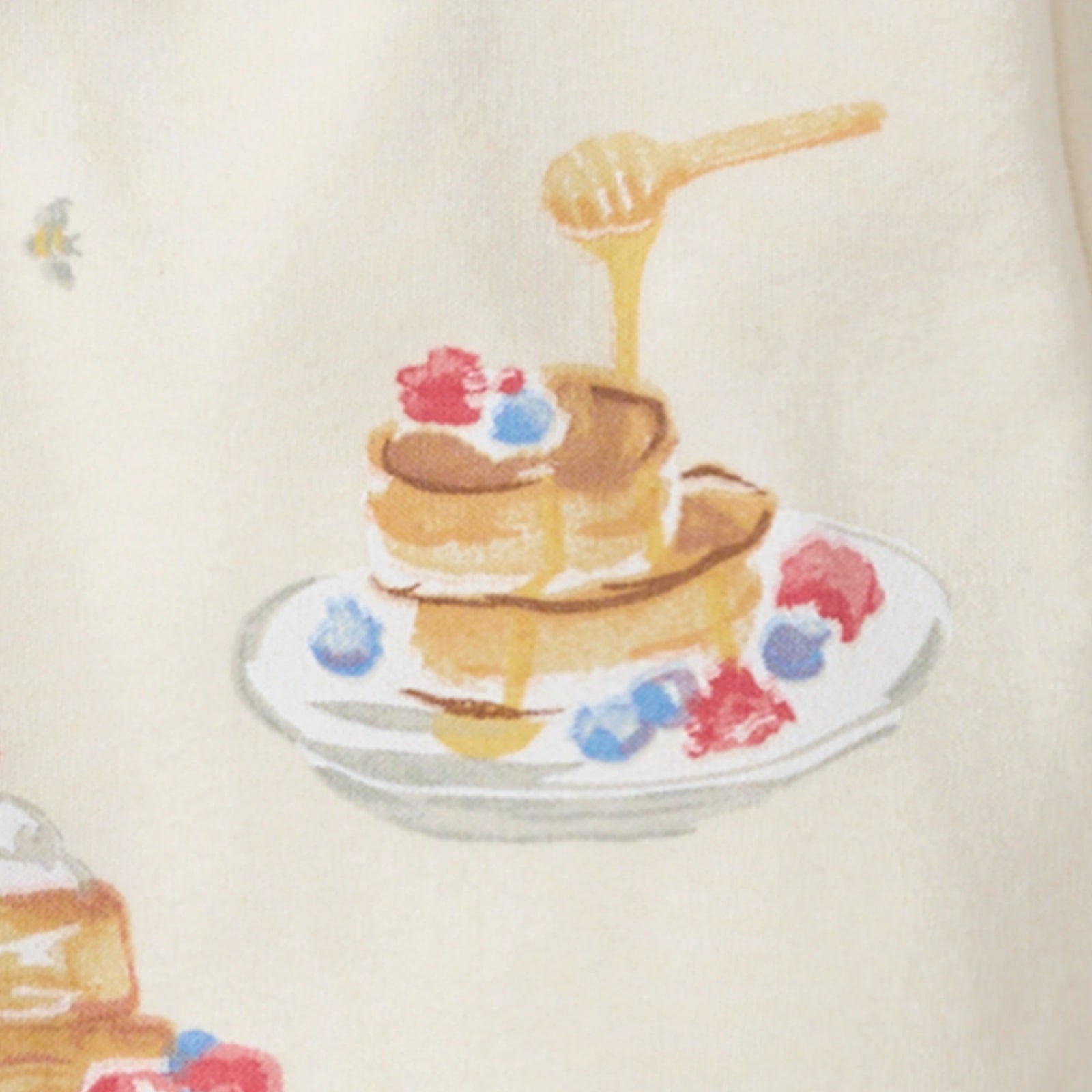 Fluffy Pancakes Organic Cotton Pajamas Swatch