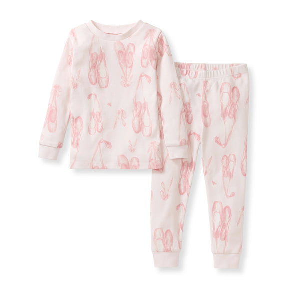 Ballet Slippers Organic Cotton Two-Piece Pajamas – Burt's Bees Baby Ballet Slippers Organic Cotton Two-Piece Pajamas – Burt's Bees Baby