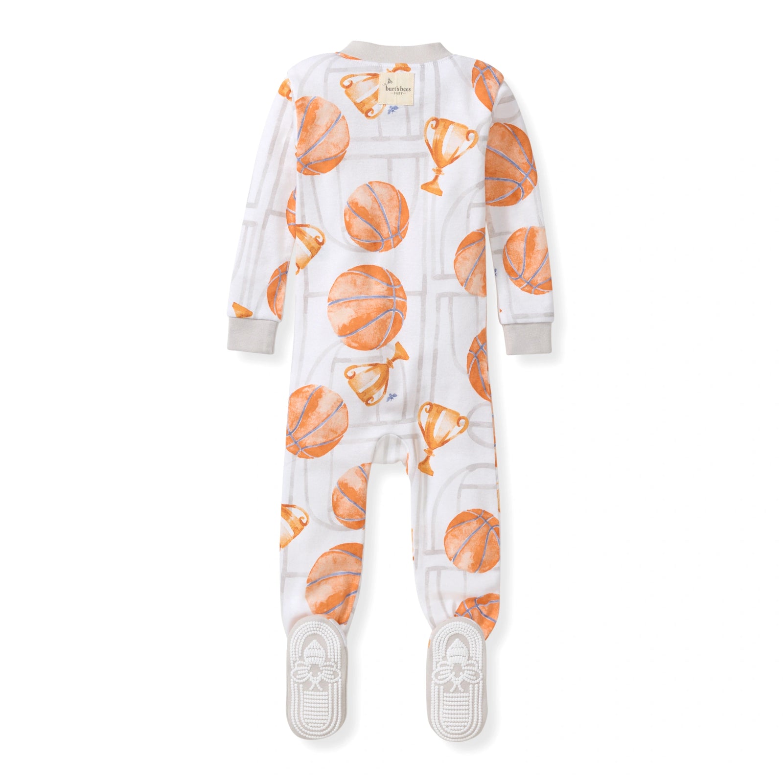 Basketball Court Organic Cotton Sleeper Back