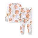 Basketball Court Organic Cotton Two-Piece Pajamas