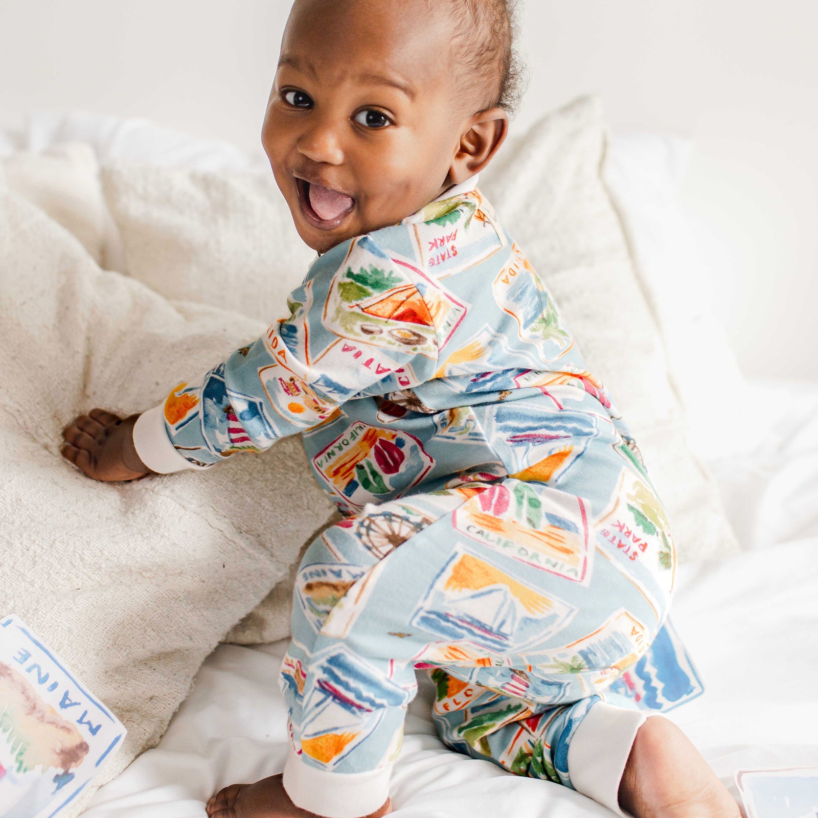 Product Image 1 of Vacation Postcards Organic Cotton Sleeper