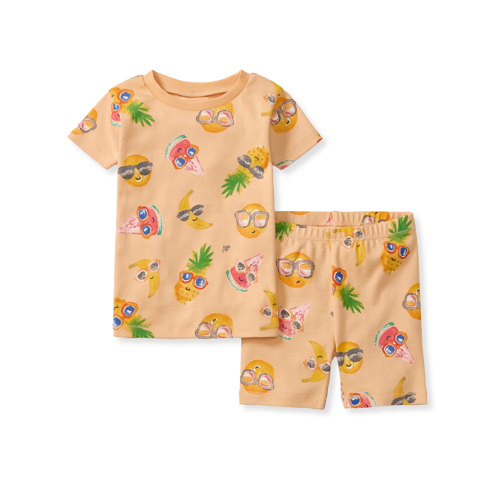 Fruity Shades Organic Cotton Two-Piece Pajamas