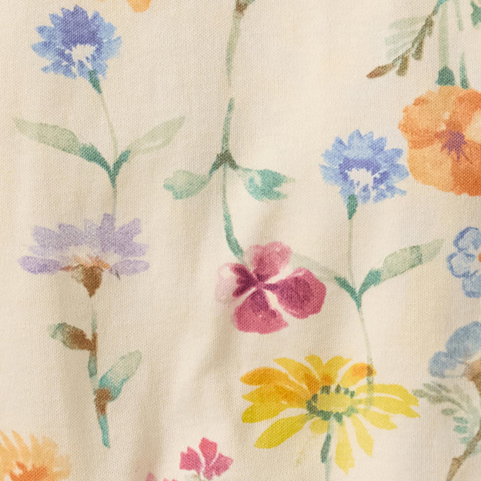 Wildflowers Organic Cotton Swatch