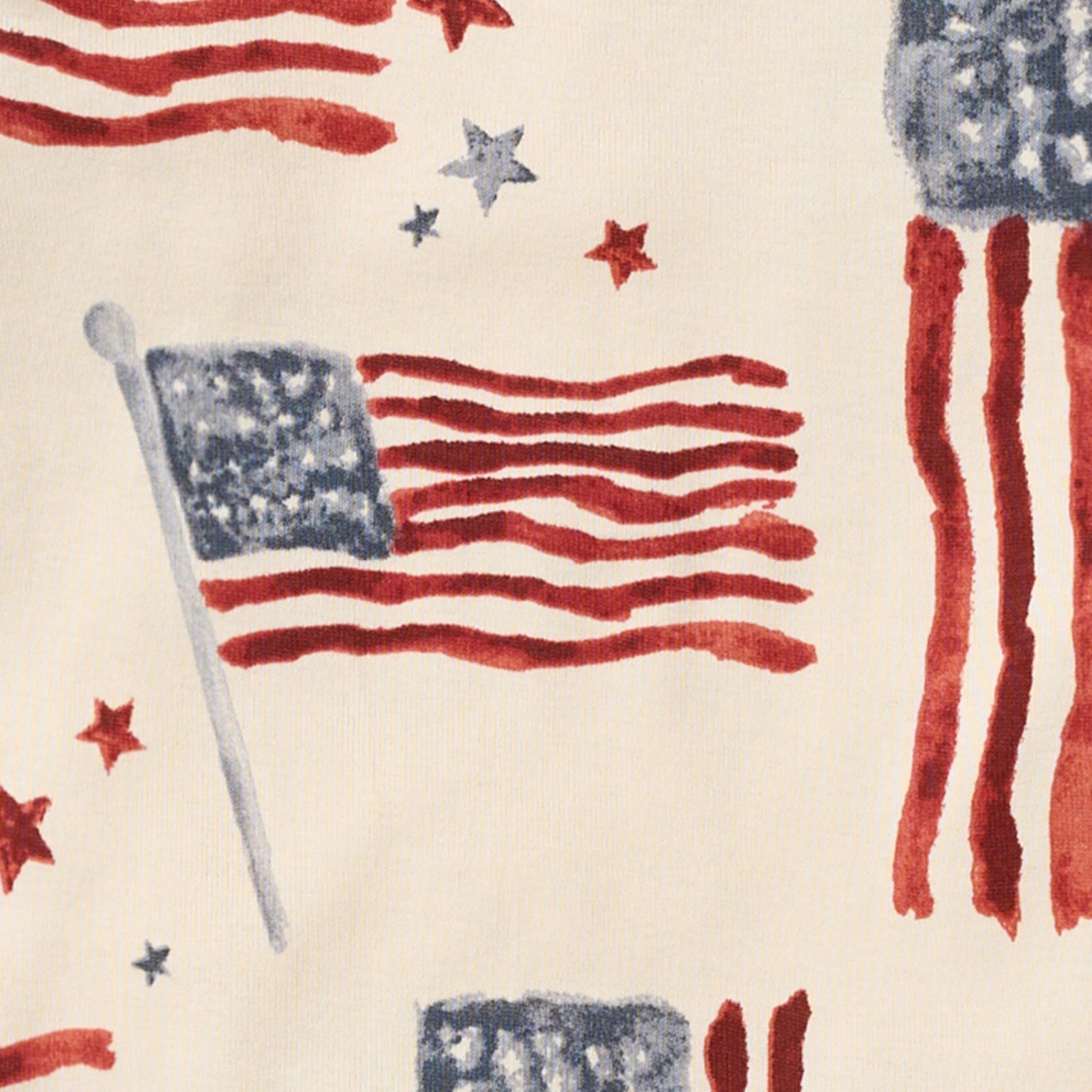 American Flag Organic Cotton Swatch
