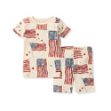 American Flag Organic Cotton Two-Piece Pajamas